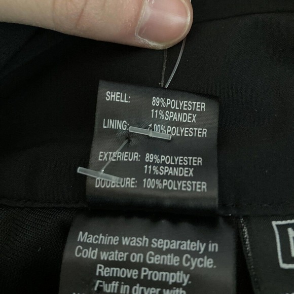 Nils Snow Pants Womens Sz S Black Bootcut Waterproof Ski Stretch Zip Ankle - Picture 7 of 11